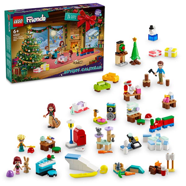 LEGO Friends Advent Calendar 2024 Christmas Toy Set 42637