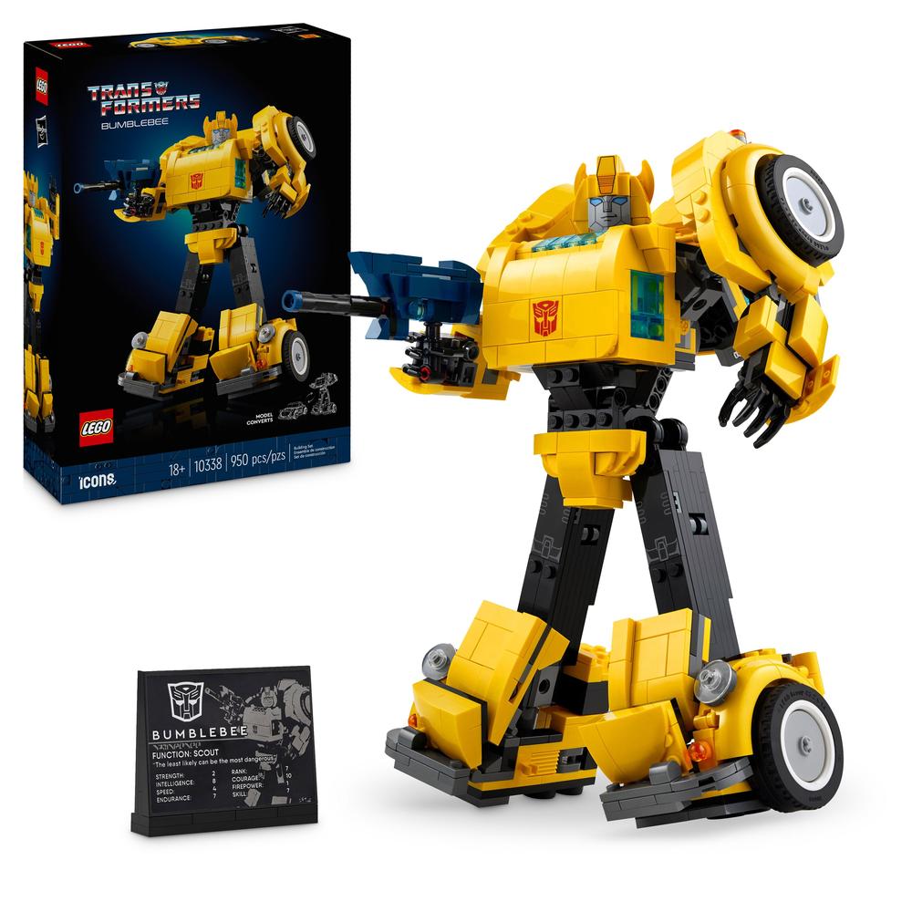 LEGO Icons Transformers Bumblebee Model Set 10338