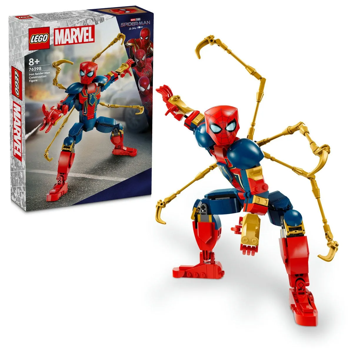 LEGO(r) Marvel Iron Spider-Man Construction Figure 76298