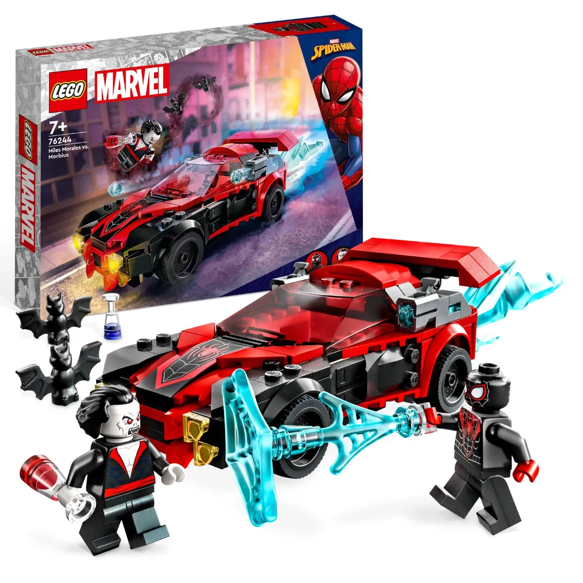 LEGO Marvel Miles Morales Vs. Morbius 76244