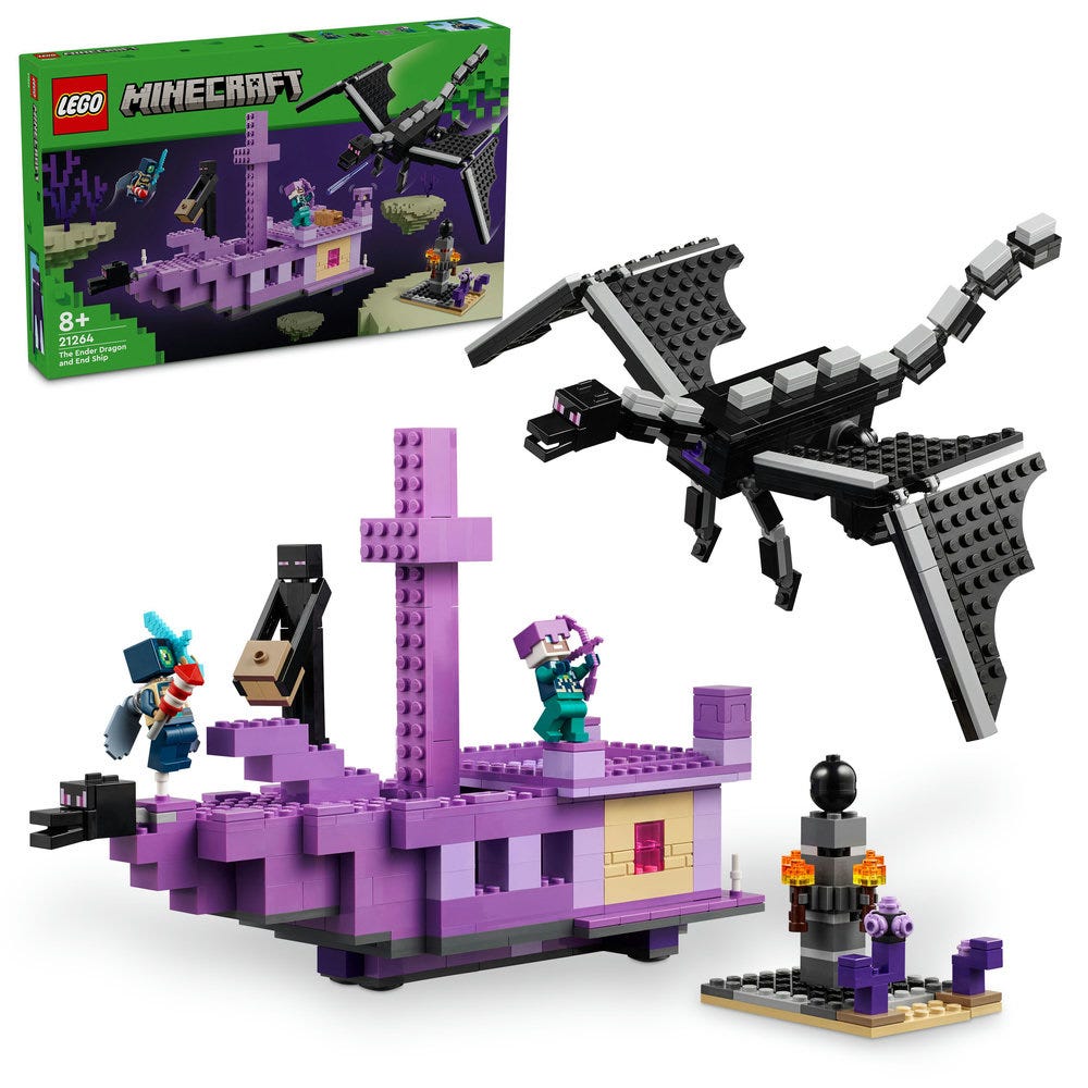 LEGO Minecraft The Ender Dragon And End Ship Toy 21264