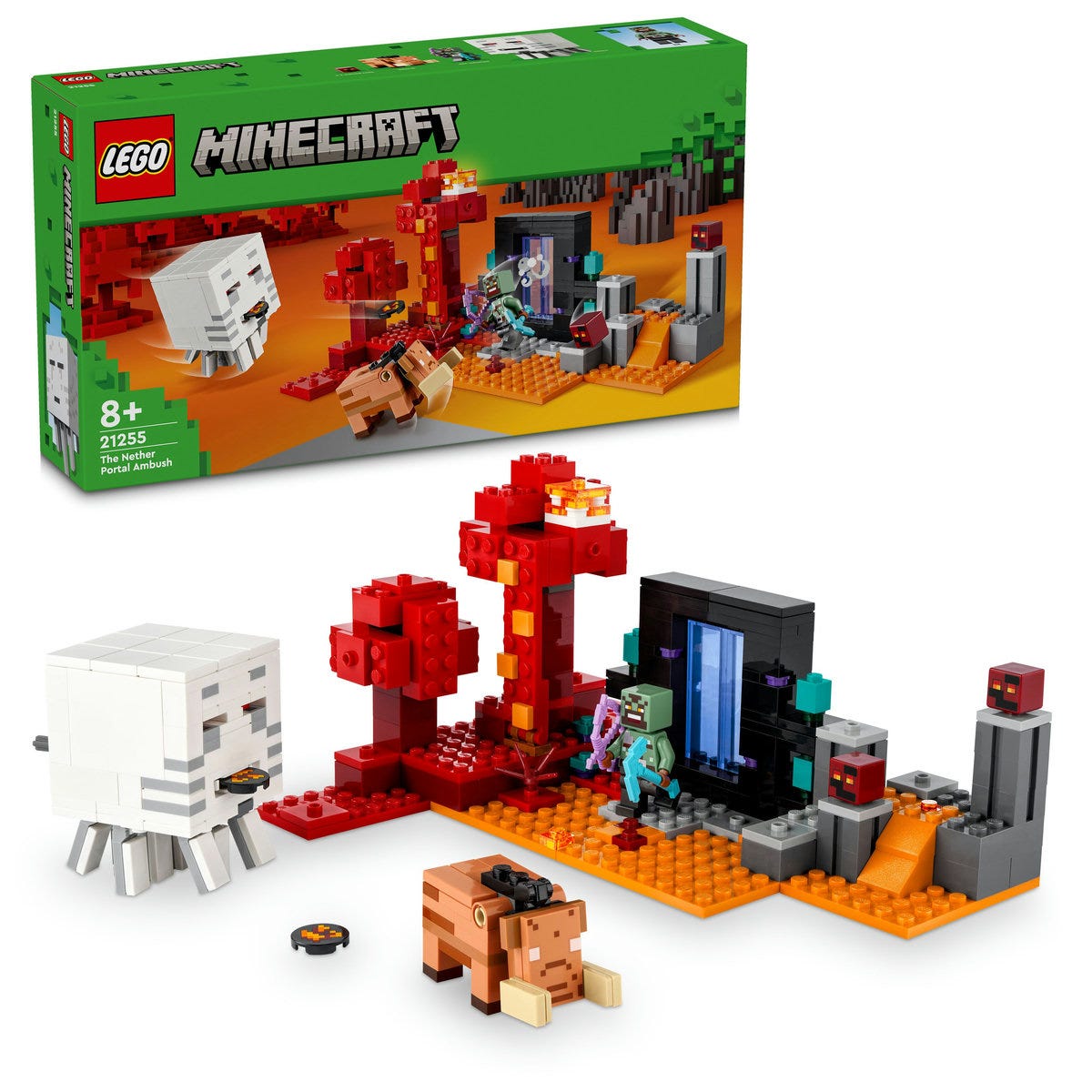 The nether portal lego sales