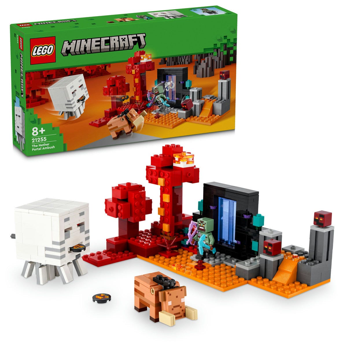 LEGO(r) Minecraft(r) The Nether Portal Ambush 21255