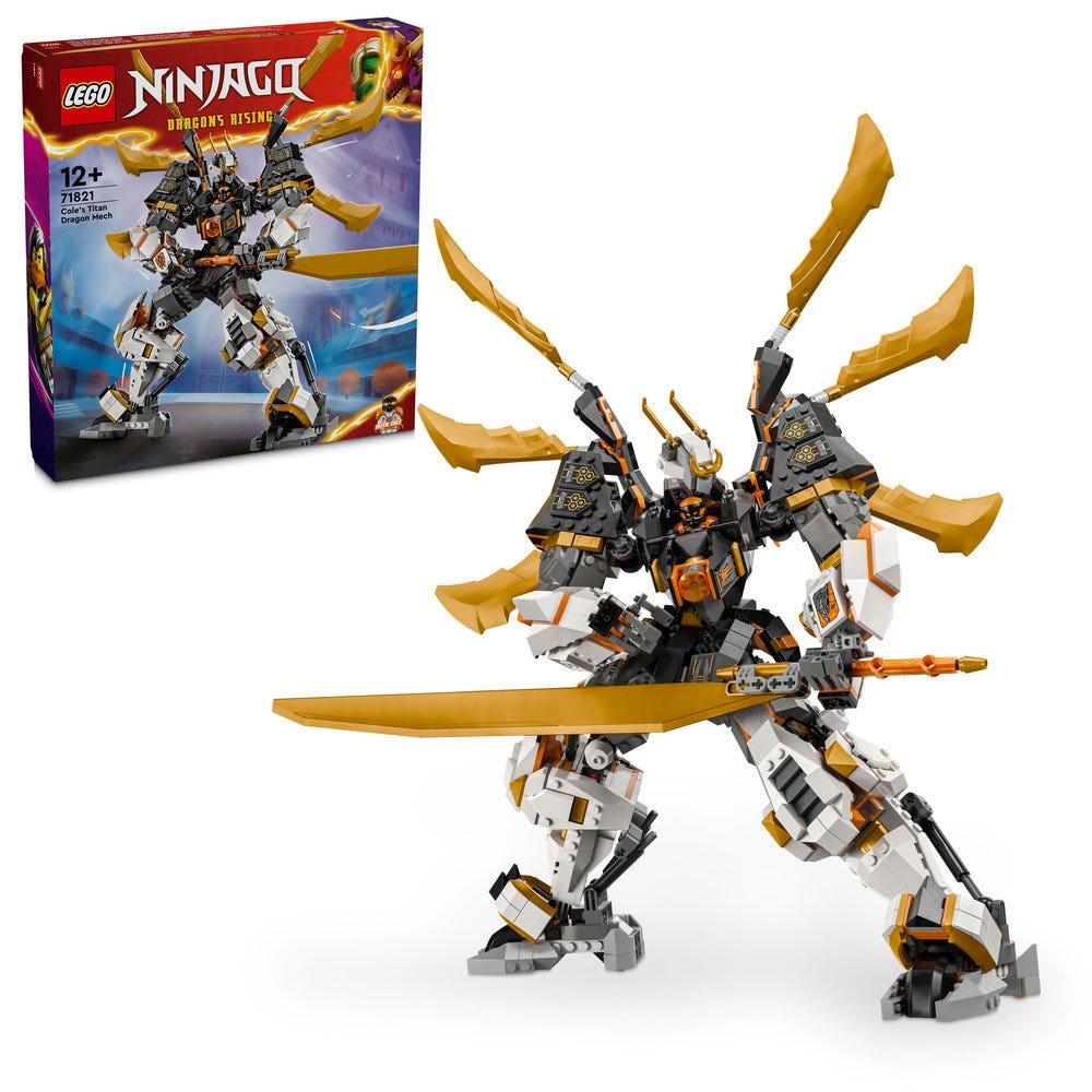 LEGO Ninjago Cole s Titan Dragon Mech Adventure Toy 71821