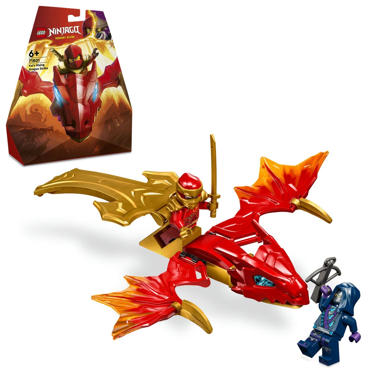 LEGO(r) NINJAGO(r) Kai's Rising Dragon Strike Toy 71801