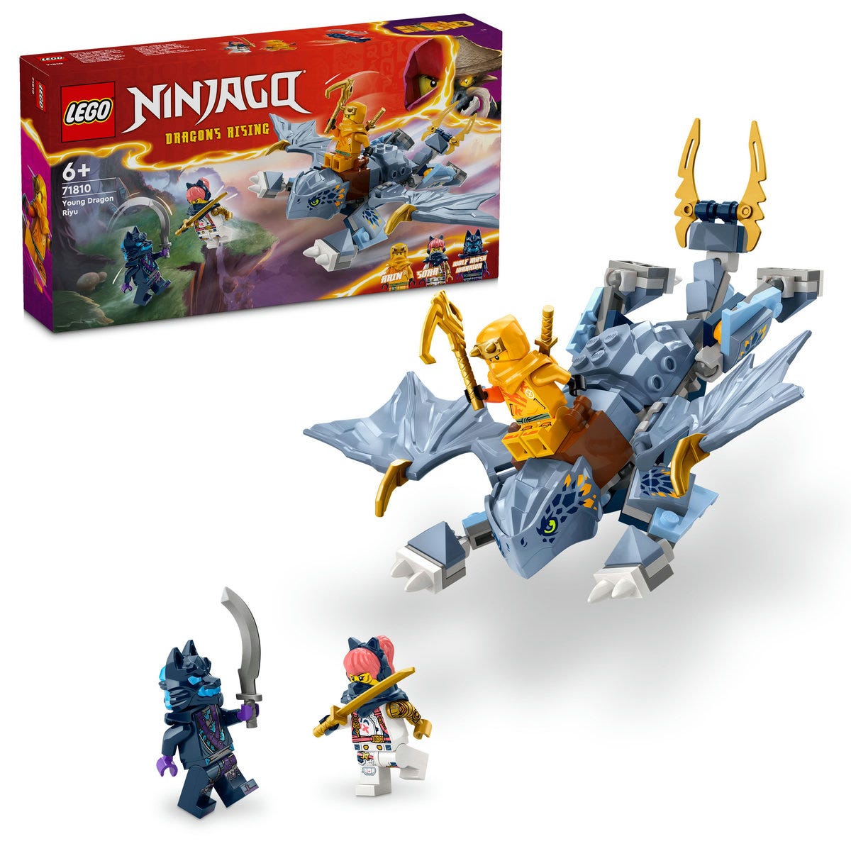 LEGO(r) NINJAGO(r) Young Dragon Riyu Toy Set 71810