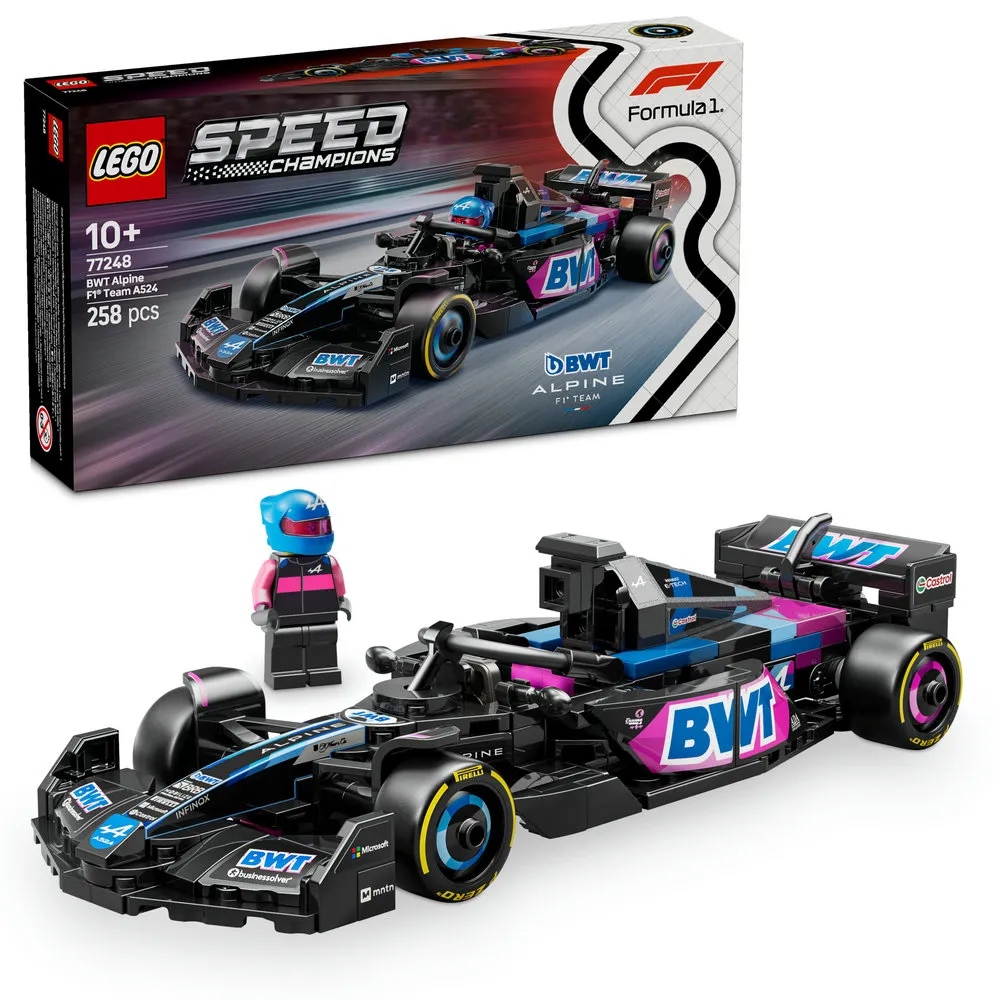 Image of LEGO® Speed Champions BWT Alpine F1 Team A524 Race Car 77248