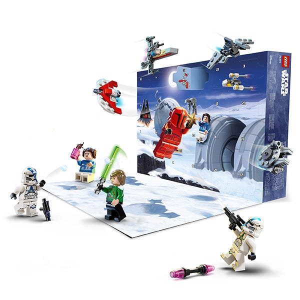 Lego star wars advent calendar building kit fun christmas countdown calendar with star wars buildable toys 75279 2025