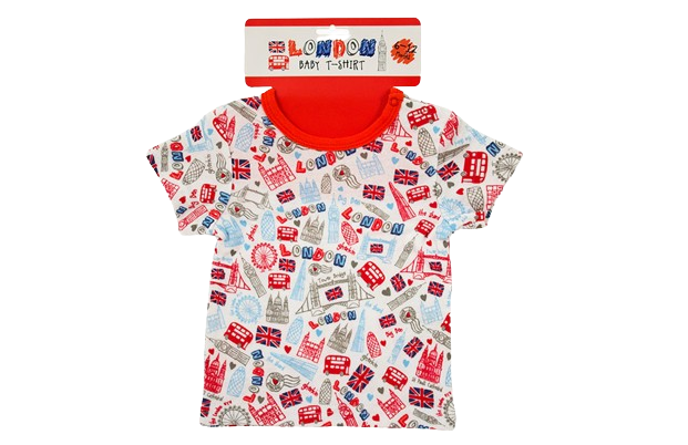 London Doodles Baby T Shirt 6 12 Months