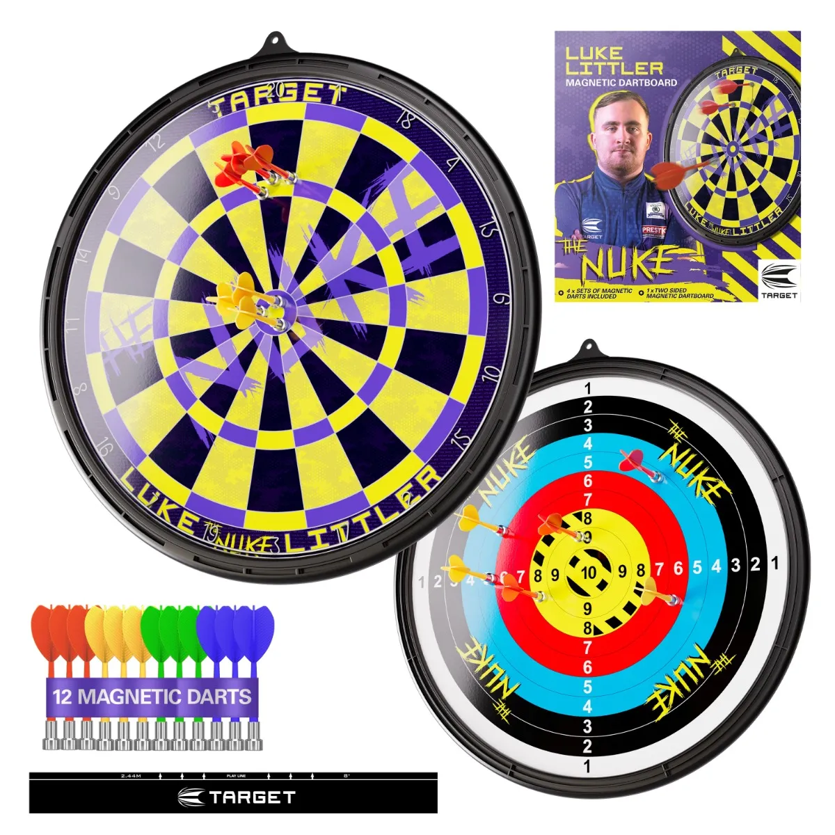 Image of Luke Littler Magnetic Dartboard Set