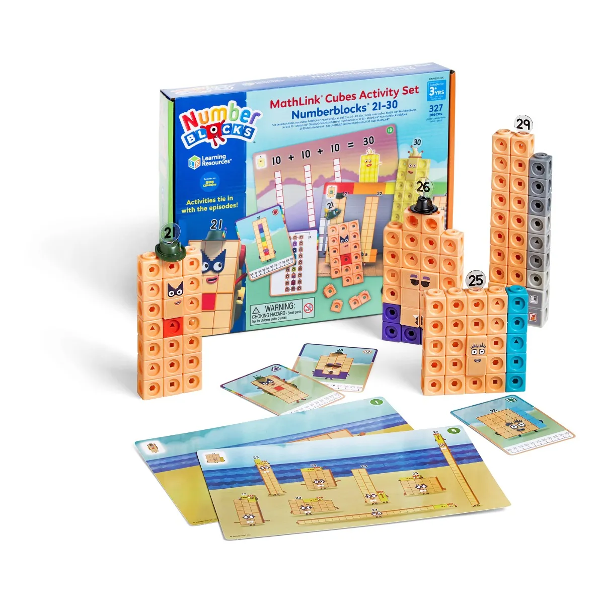 Mathlink® Cubes Numberblocks® 21-30 Activity Set