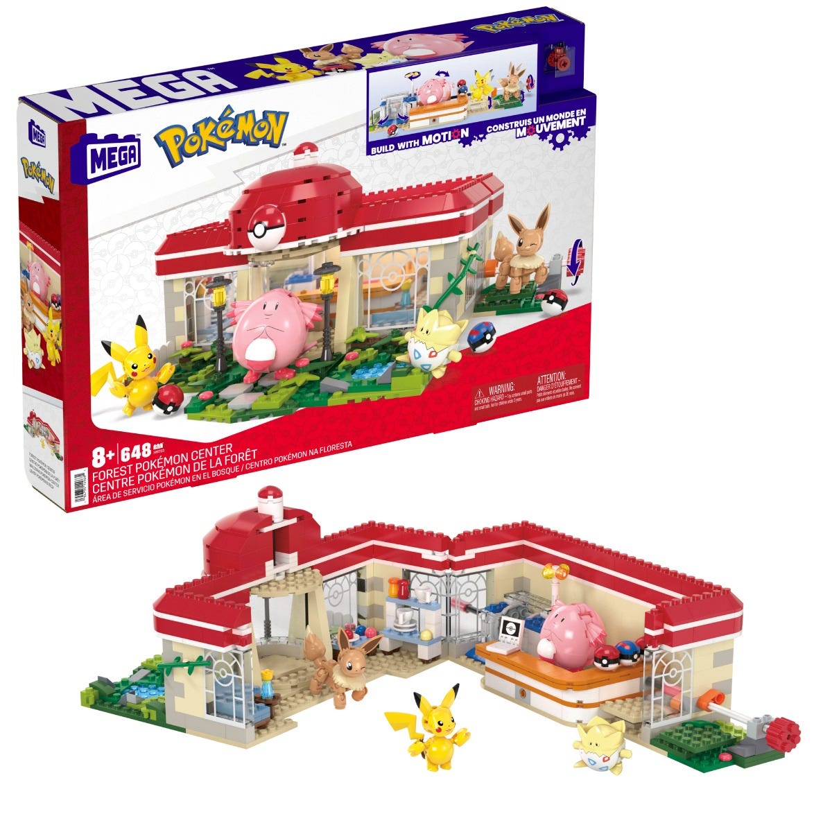 MEGA Pokemon Forest Pokemon Center Building Toy