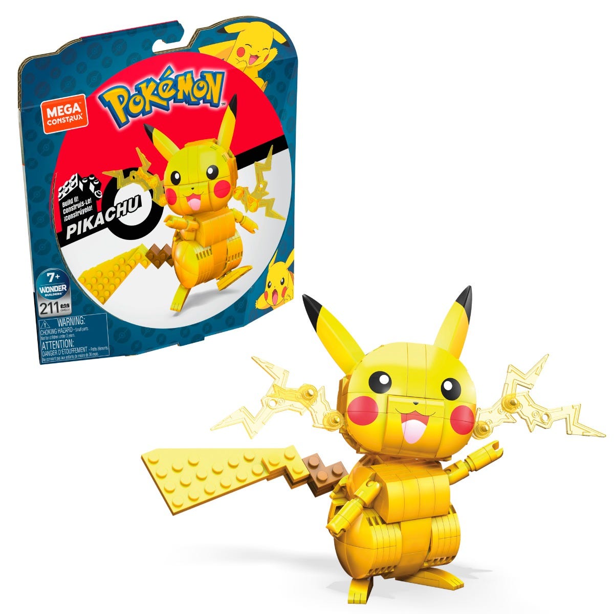 Mega Build & Show Pokemon - Pikachu