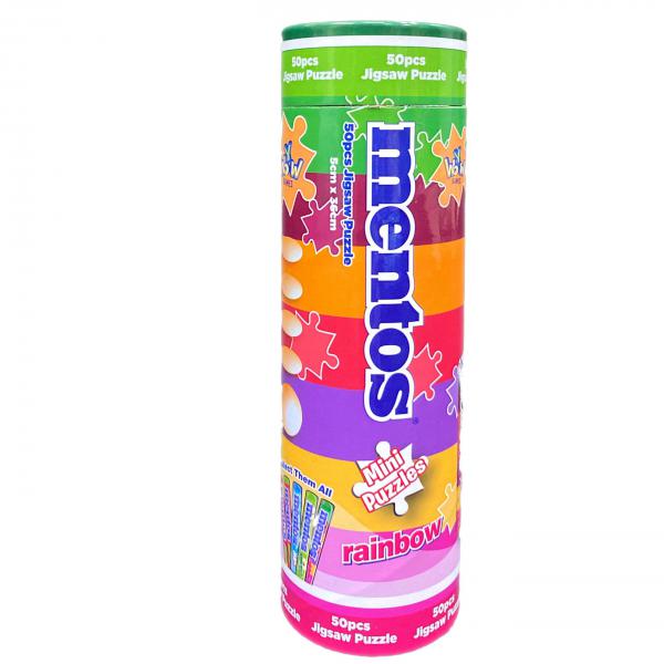 Mentos Mini 50 Pcs Puzzles - Rainbow