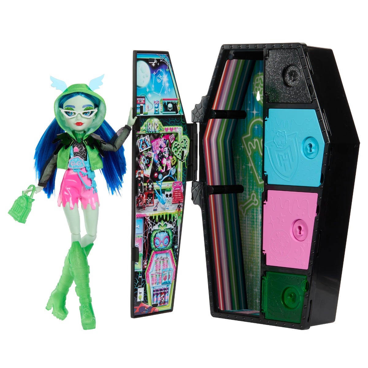 Monster High Skulltimate Secrets Neon Frights Ghoulia Doll