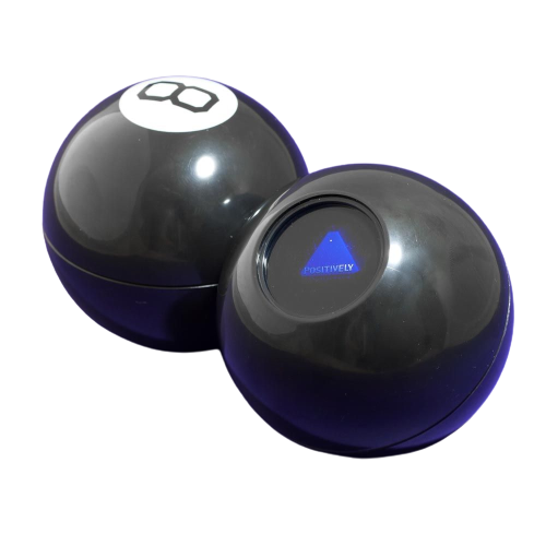 The magic 8 ball top