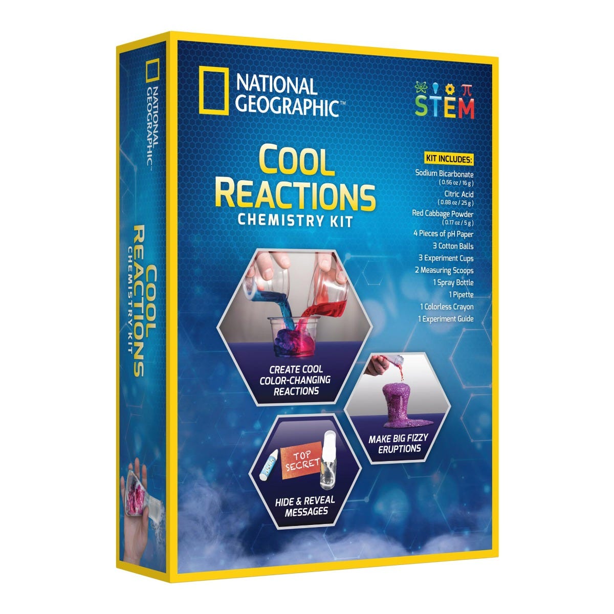 National Geographic Cool Reactions Chemistry Set