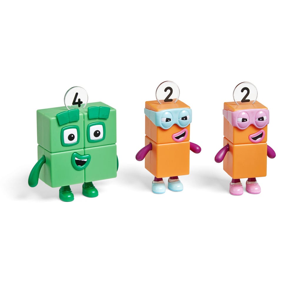 Numberblock Four And The Terrible Twos 