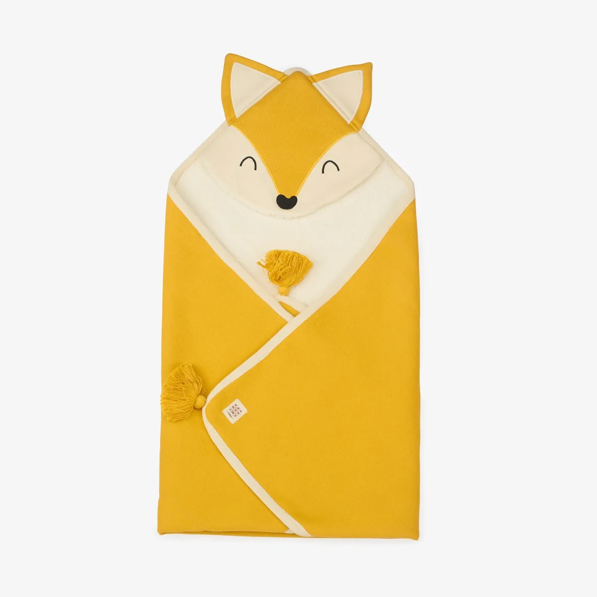 Image of One Side Hooded Sherpa Blanket - Fox