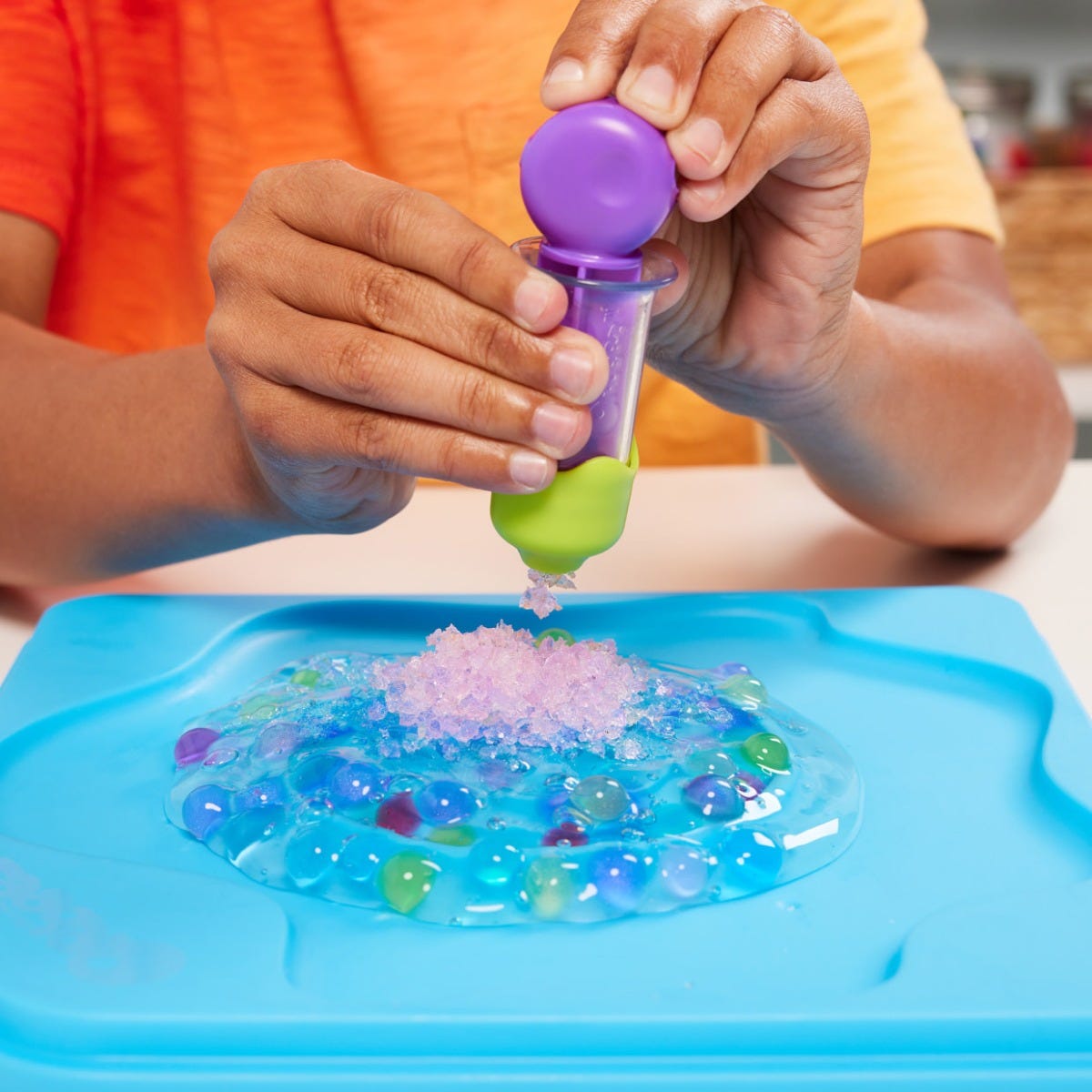 Slime com orbeez hot sale