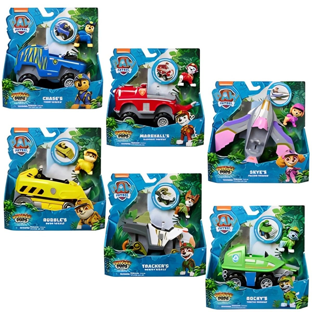 Paw Patrol Jungle Pups Themed Vehicles Assortment
