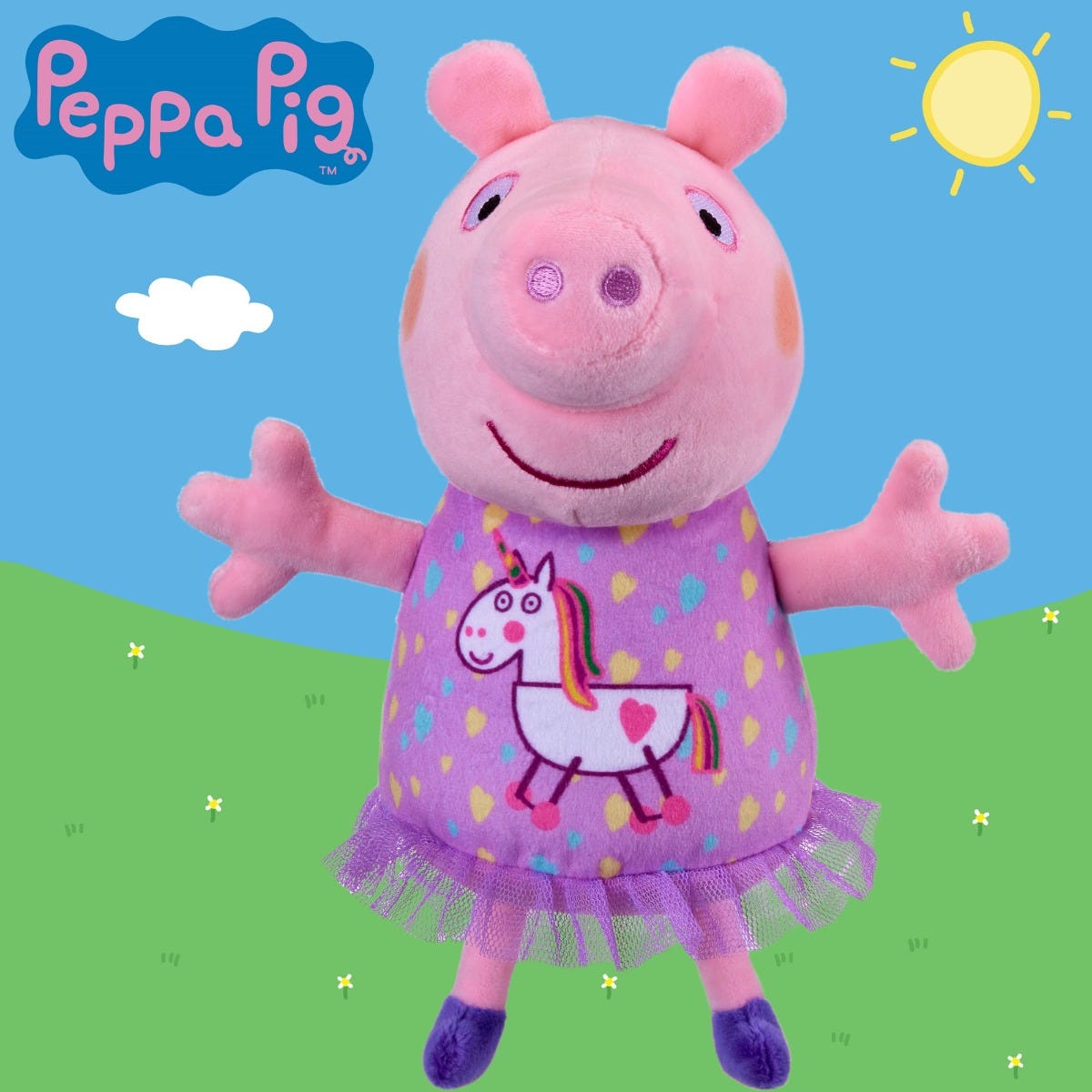 Peppa pig soft toys hamleys clearance