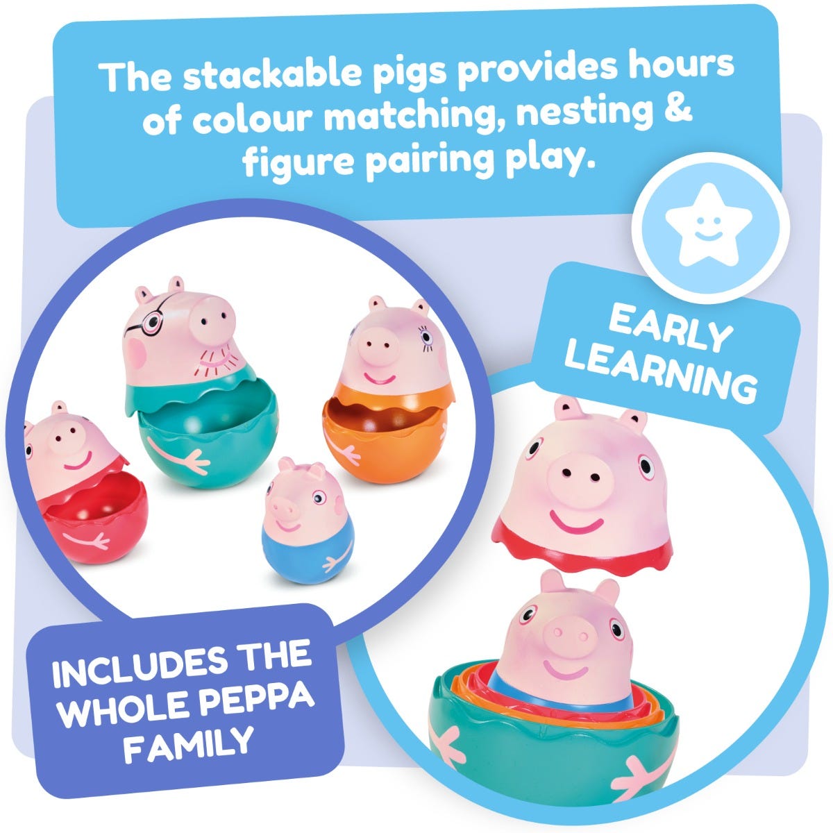 Peppa s Nesting Family