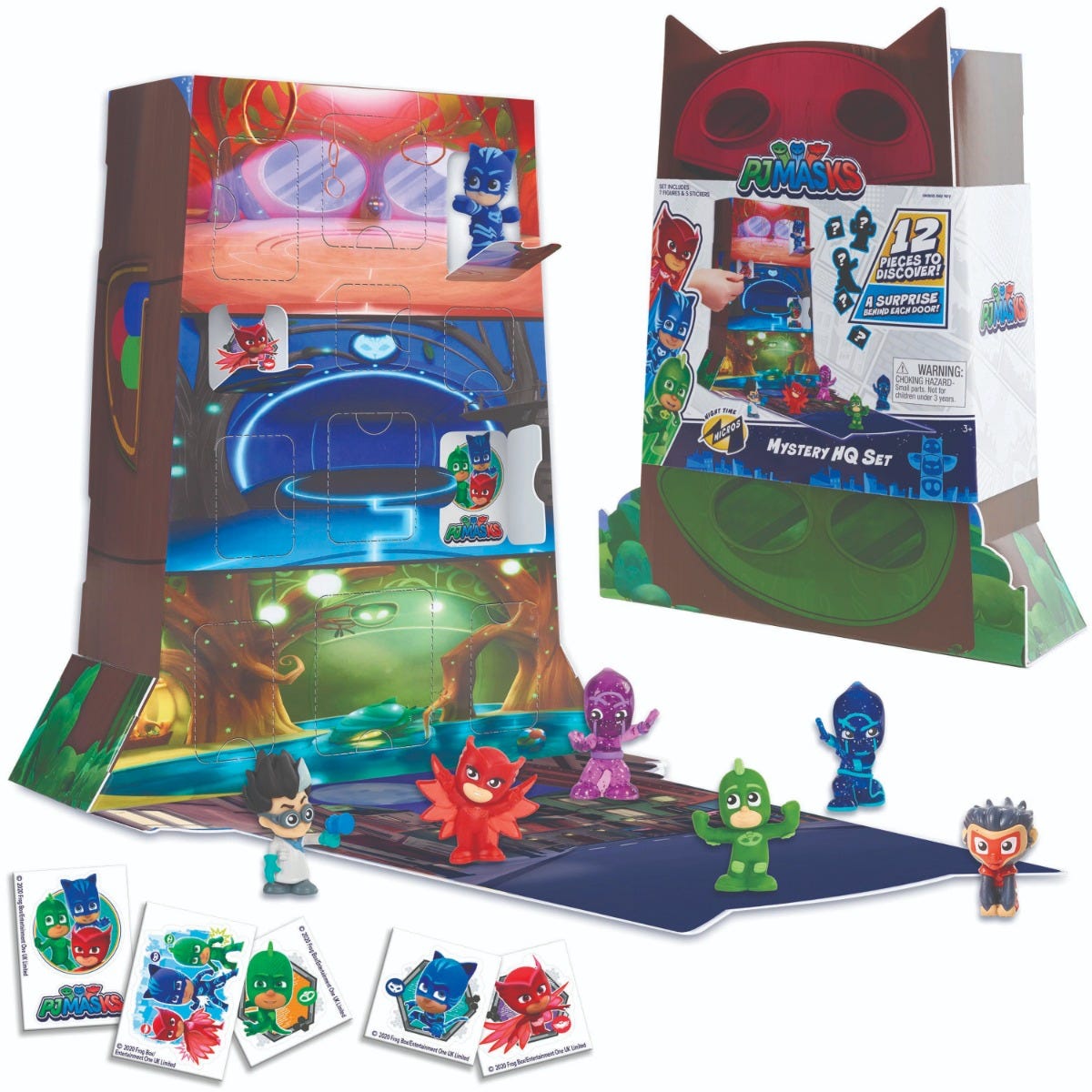 Pj Masks Night Time Micros Mystery Hq Box Set