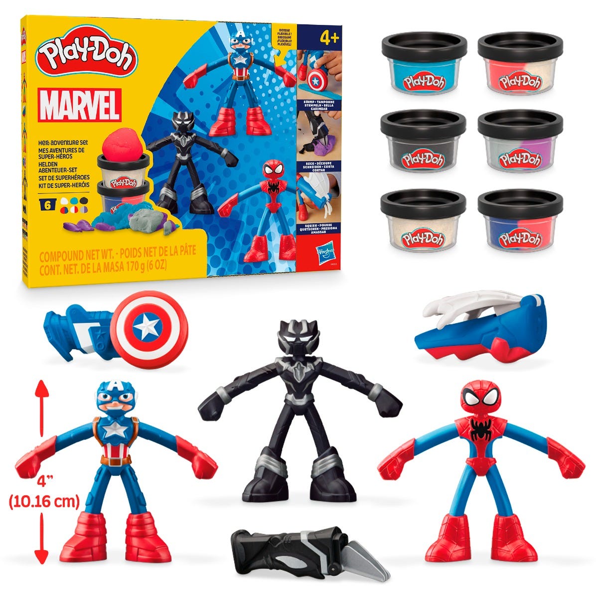Captain america play doh cheap