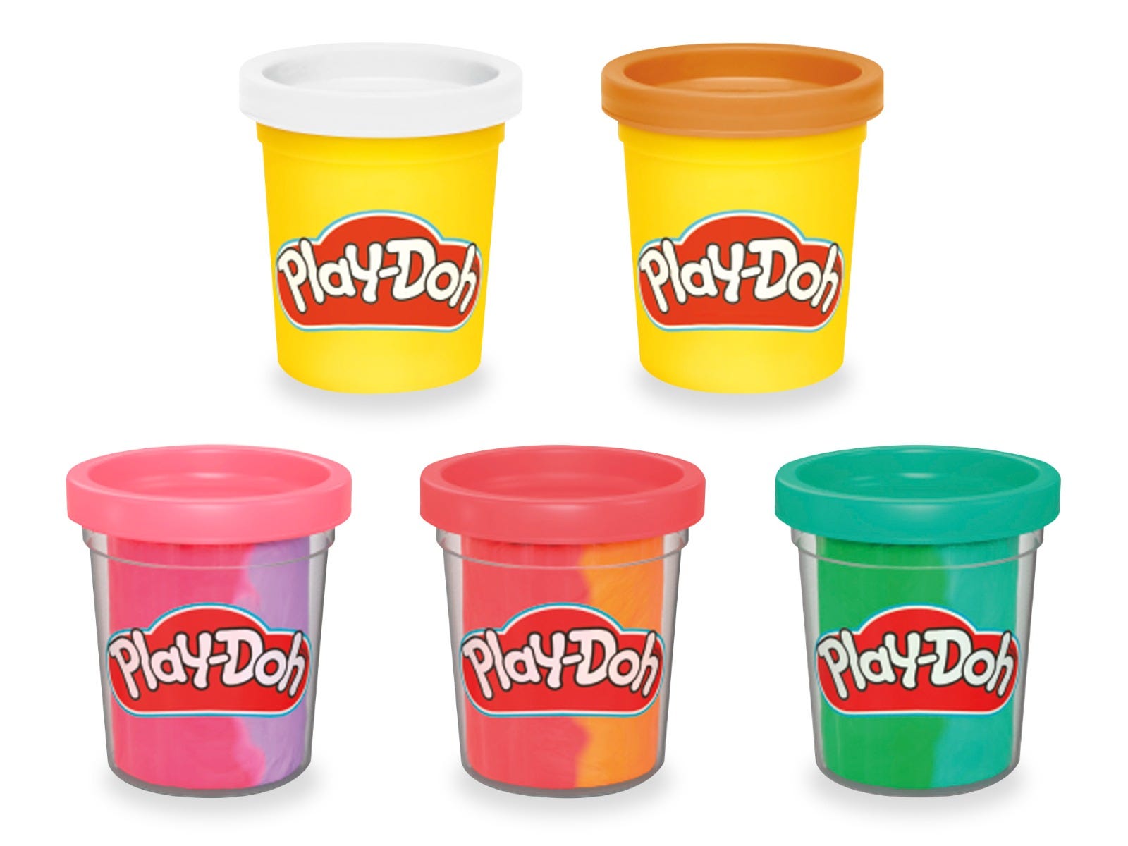 Play Doh Rainbow Swirl Ice Cream Playset