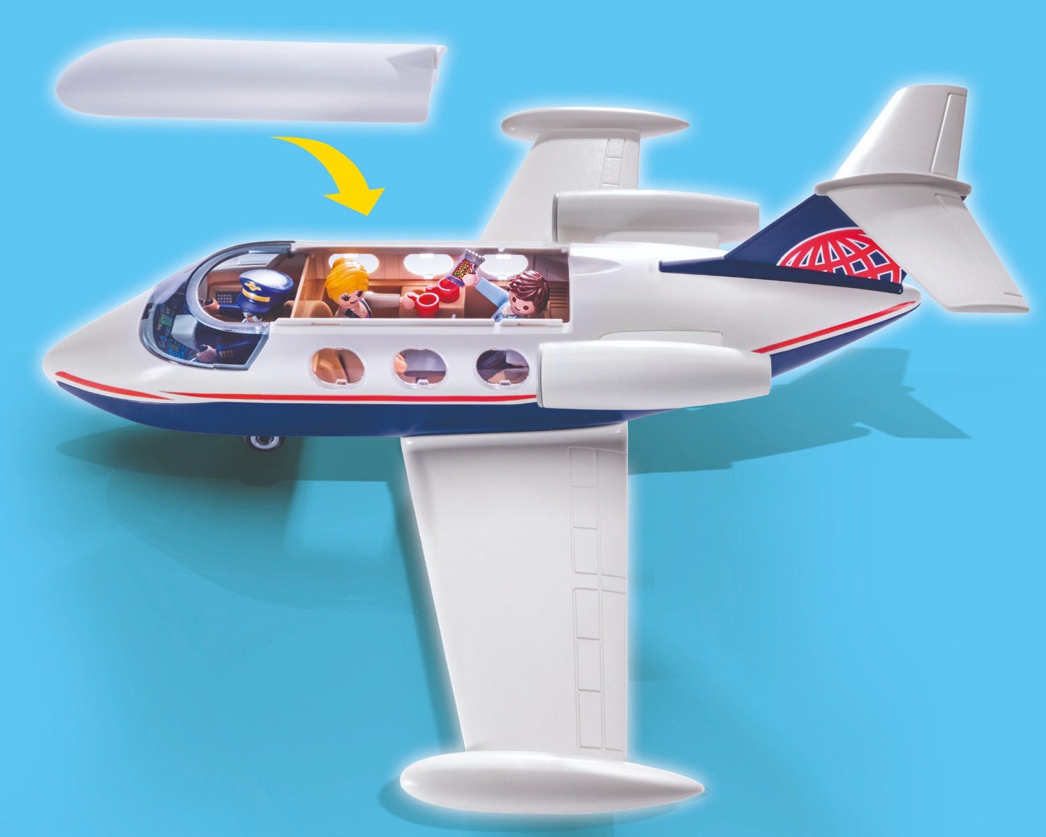 Playmobil city life plane top