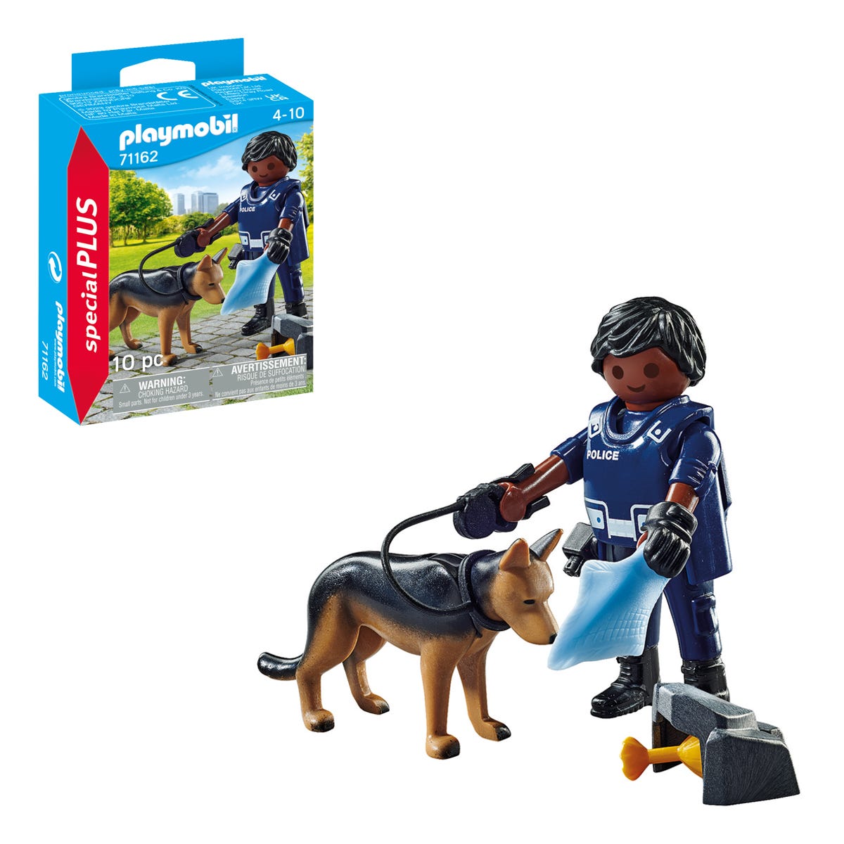 Playmobil 71162 Special Plus Policeman With Dog