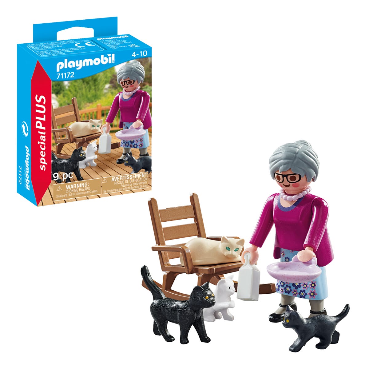 Playmobil 71172 Special Plus - Grandma With Cats