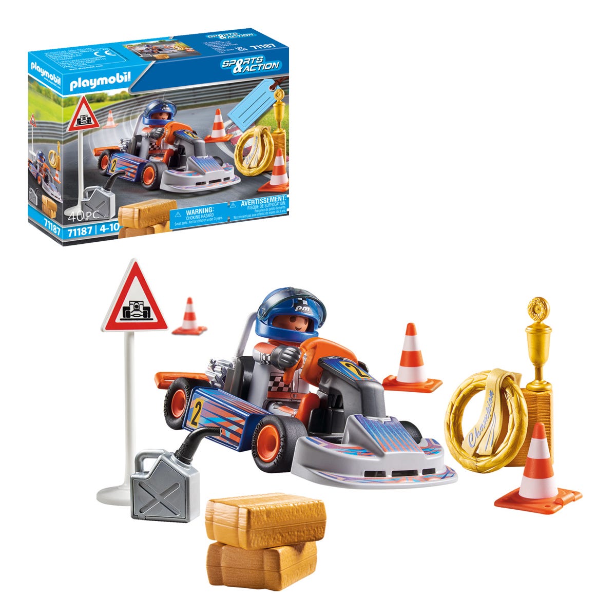 Playmobil 71187 Go-Kart Racer Gift Set