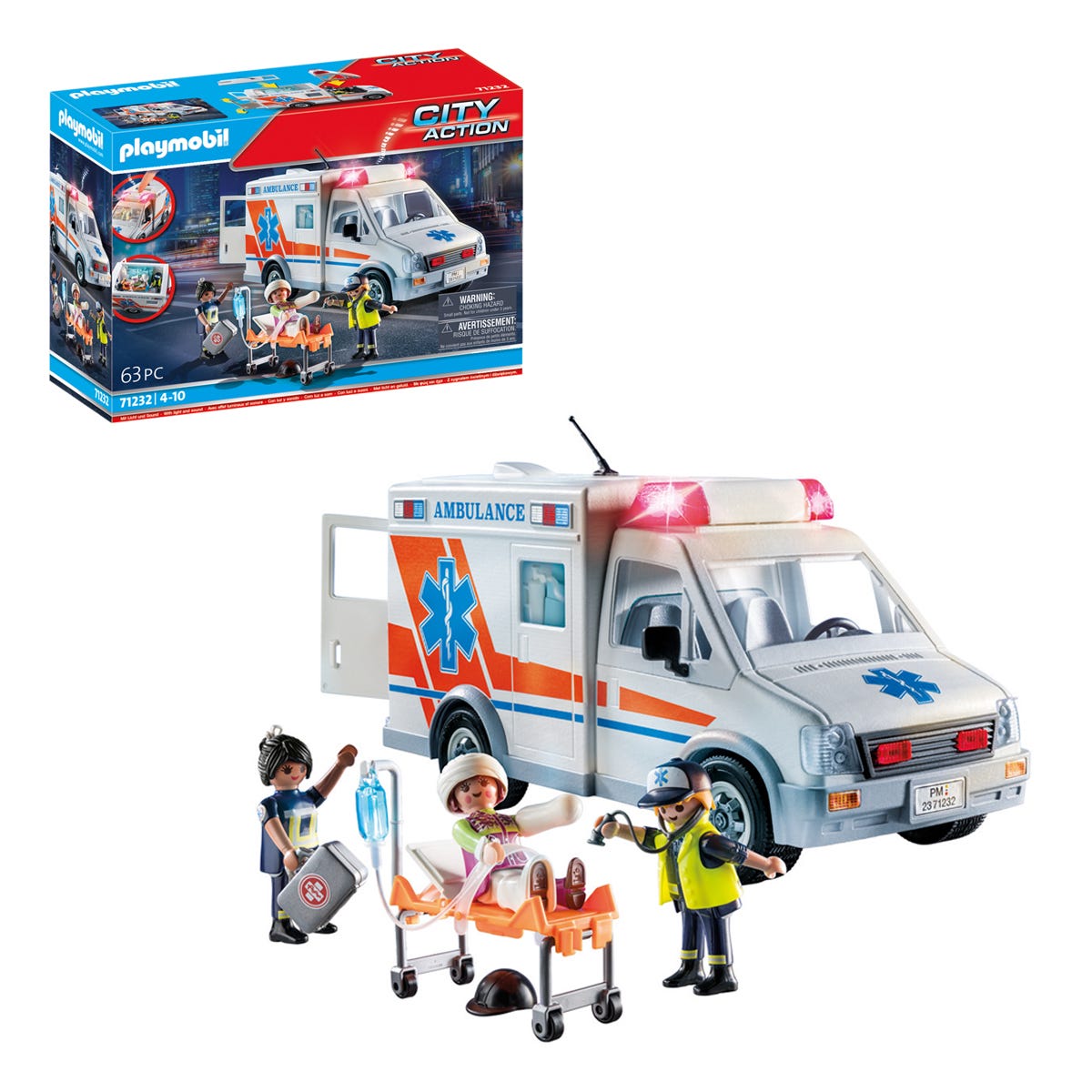 Playmobil 71232 City Life Hospital Ambulance