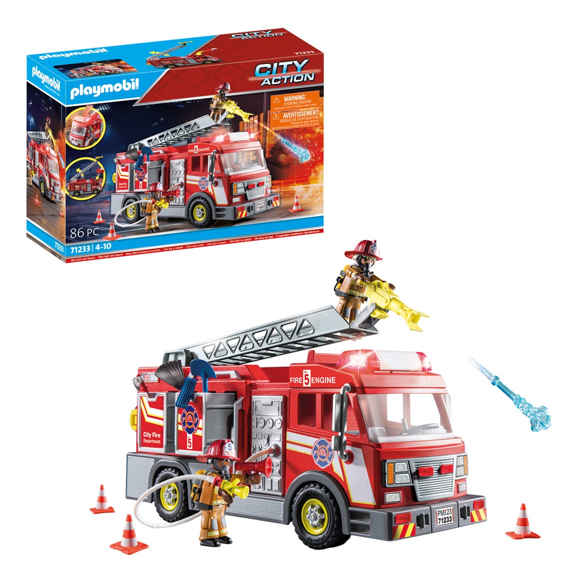 Playmobil 71233 City Action Rescue Fire Truck