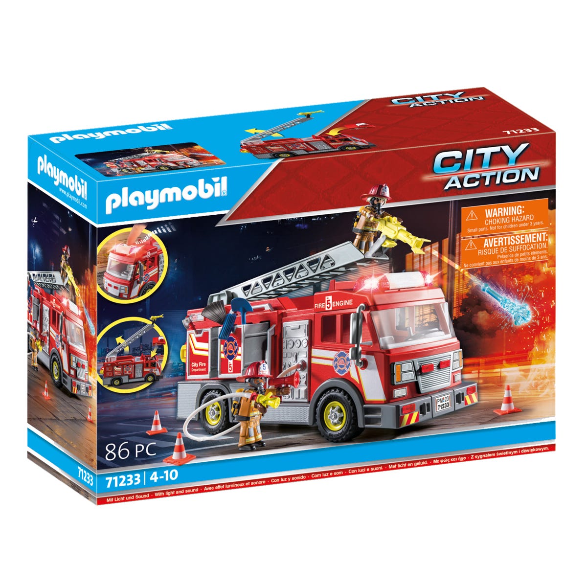 Playmobil 71233 City Action Rescue Fire Truck