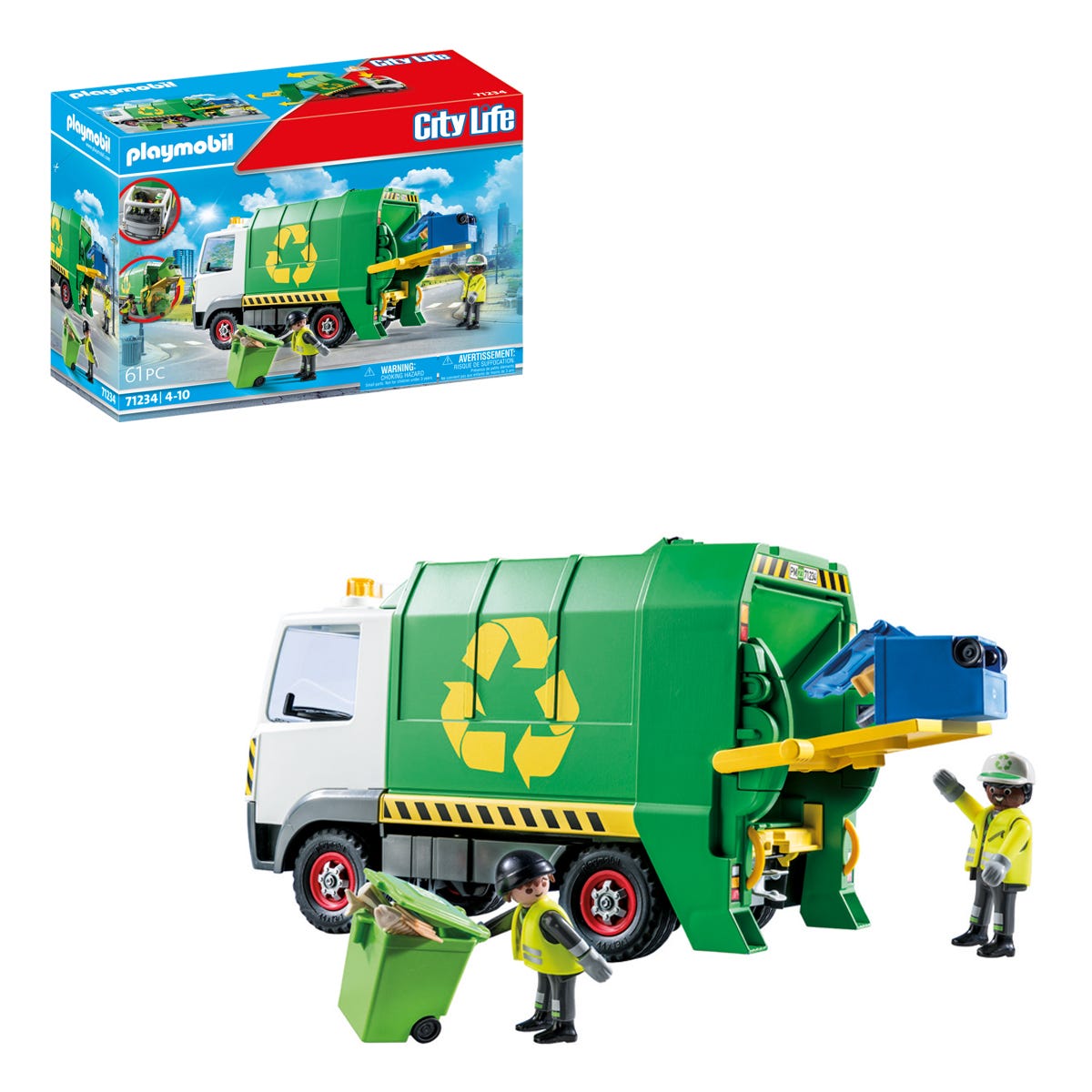 Playmobil recycling truck discount