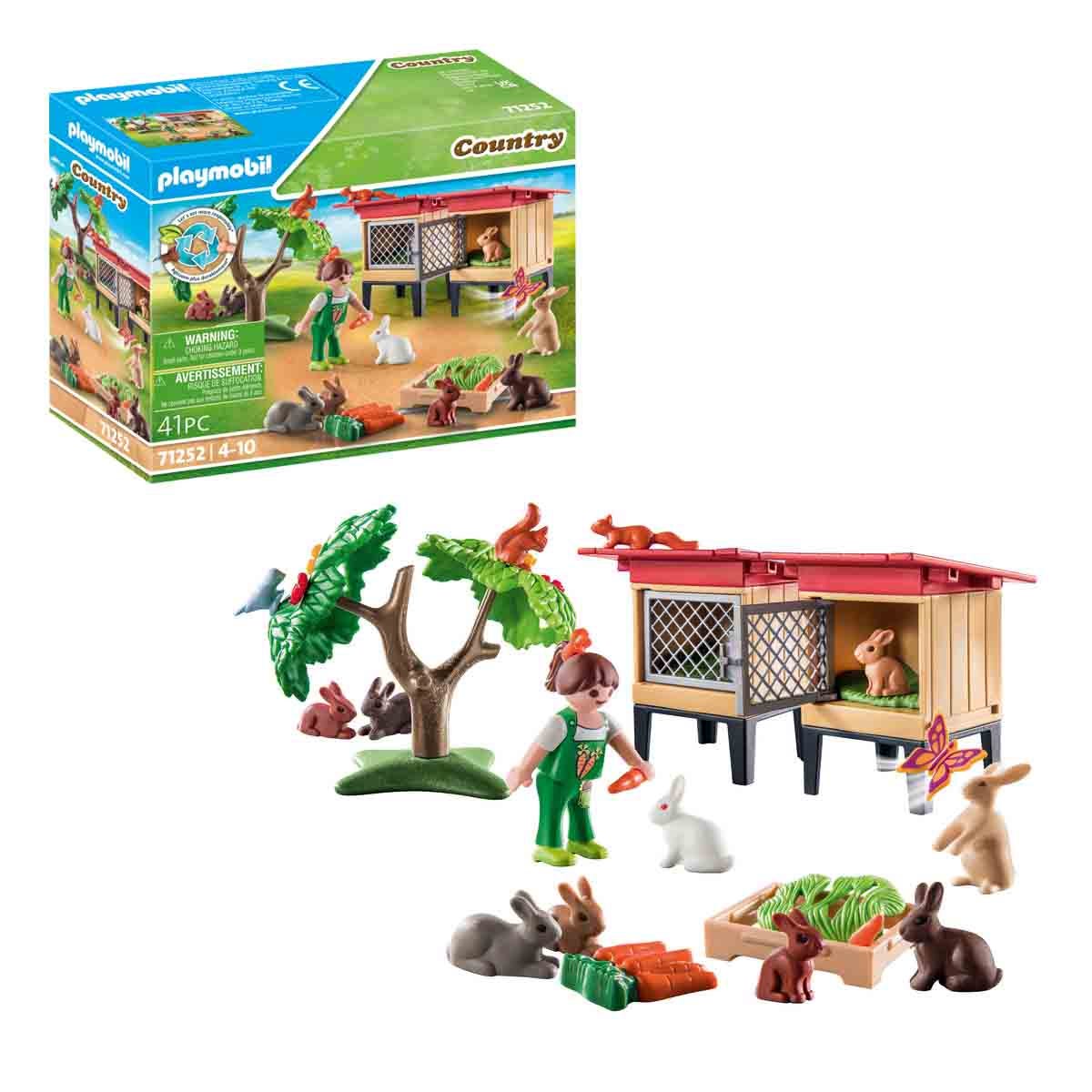 Playmobil bunny hutch shop