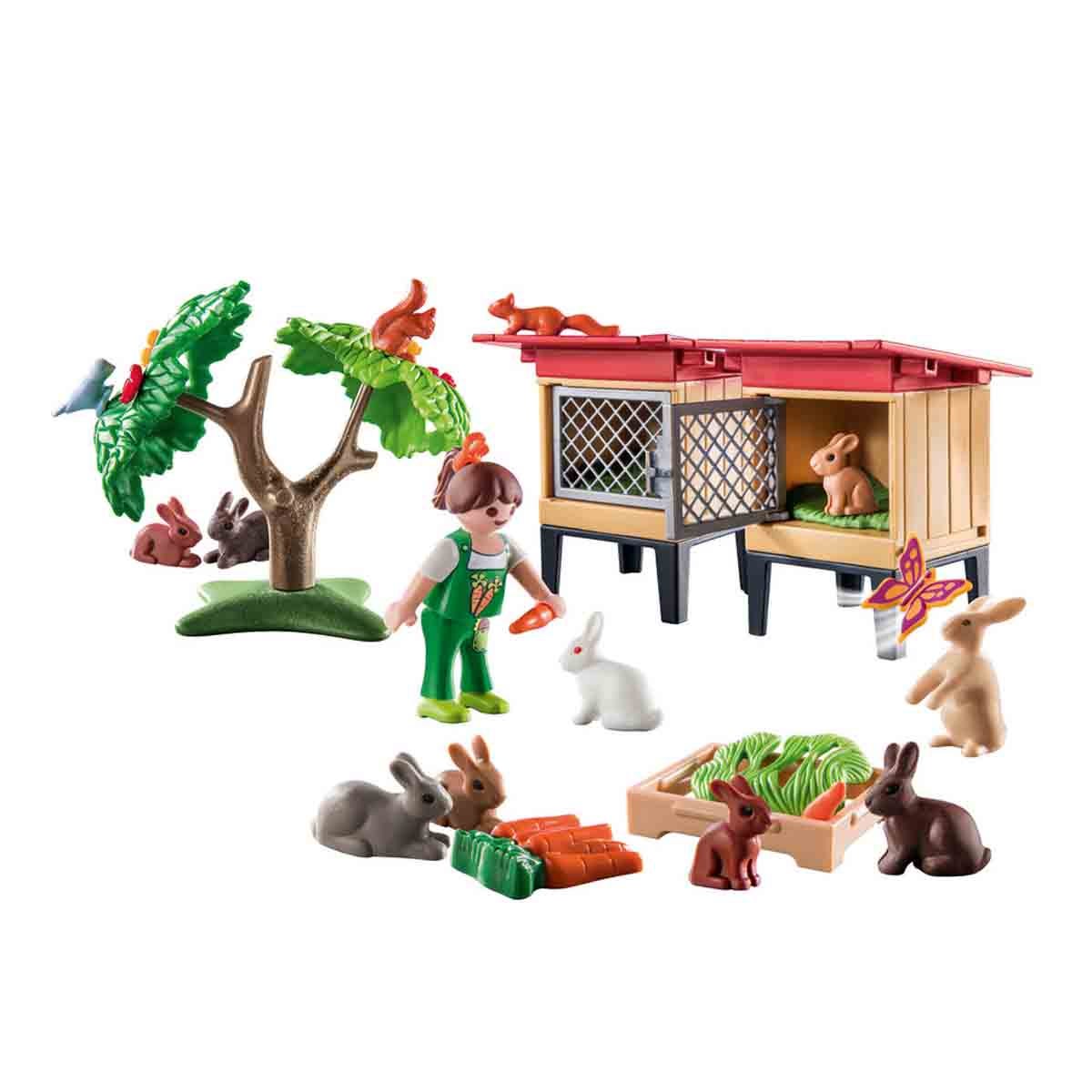 Playmobil rabbit hutch shop
