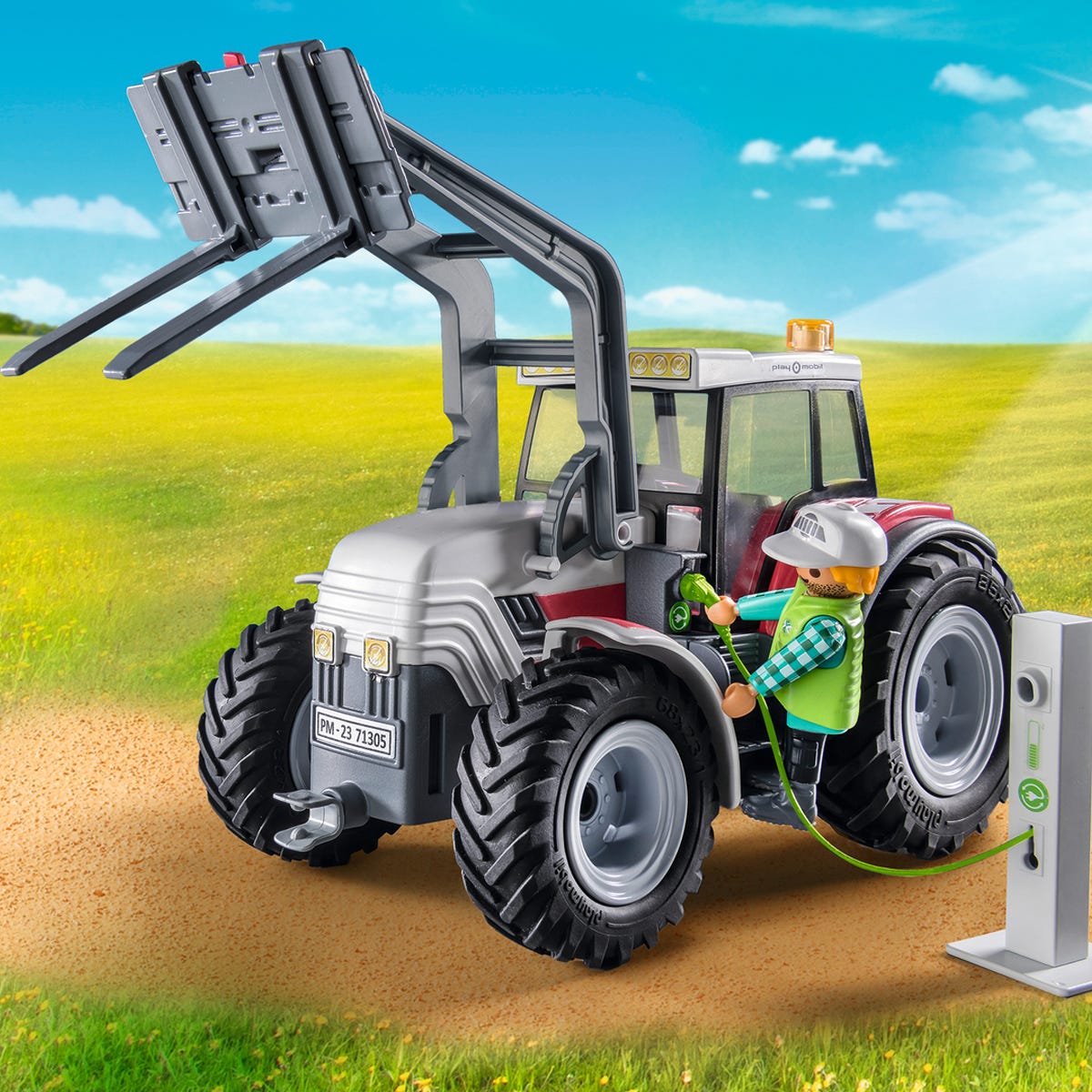 Playmobil lawn mower deals