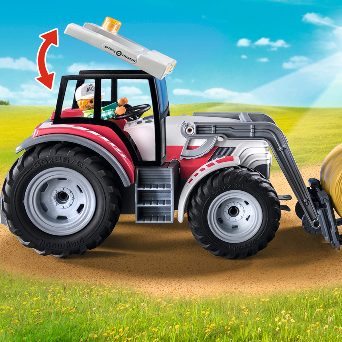 Playmobil country tractor discount