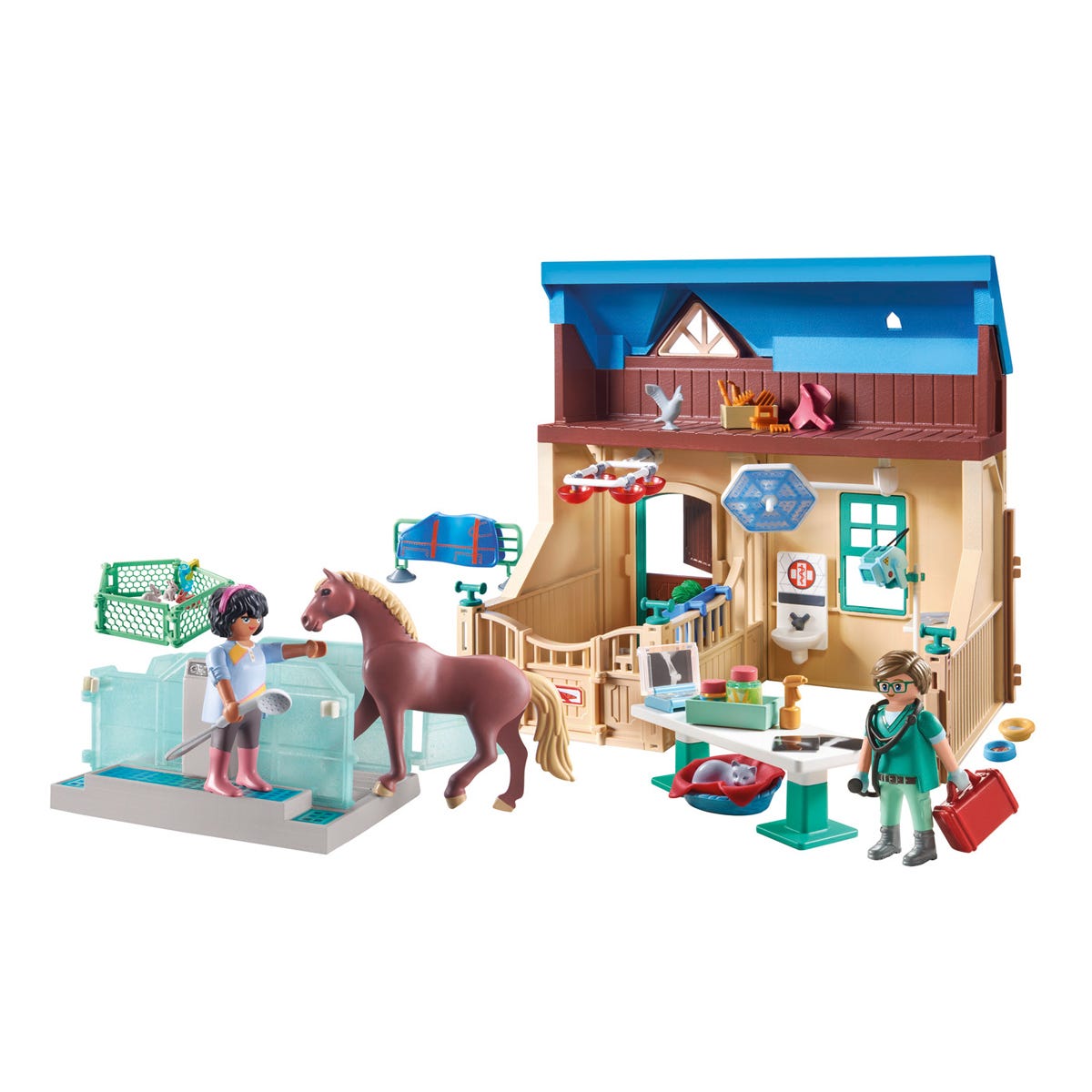 Playmobil 71352 Horses Of Waterfall Riding Therapy Centre Veterinary Practice