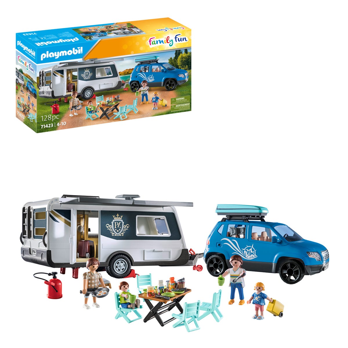 Playmobil 71423 City Life Caravan With Car