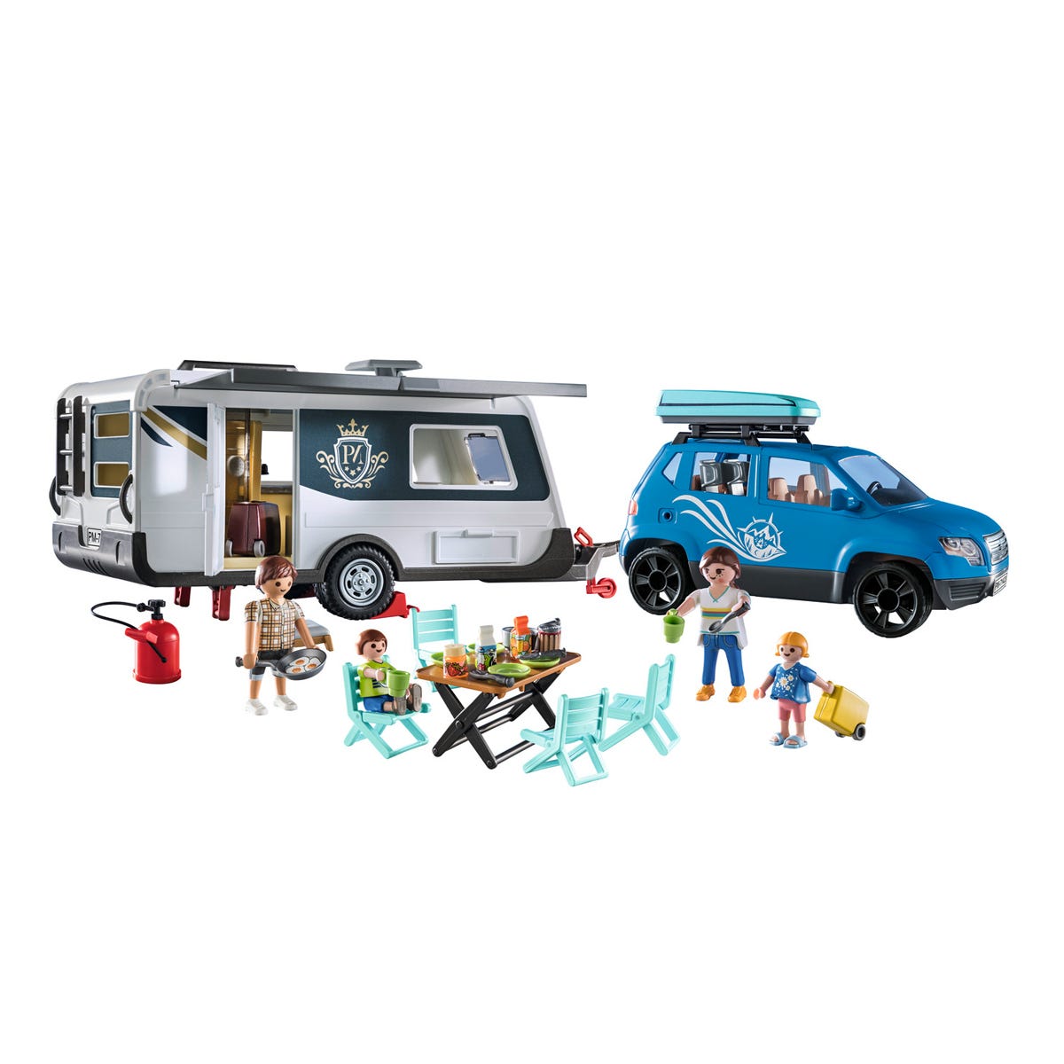 Playmobil 71423 City Life Caravan With Car