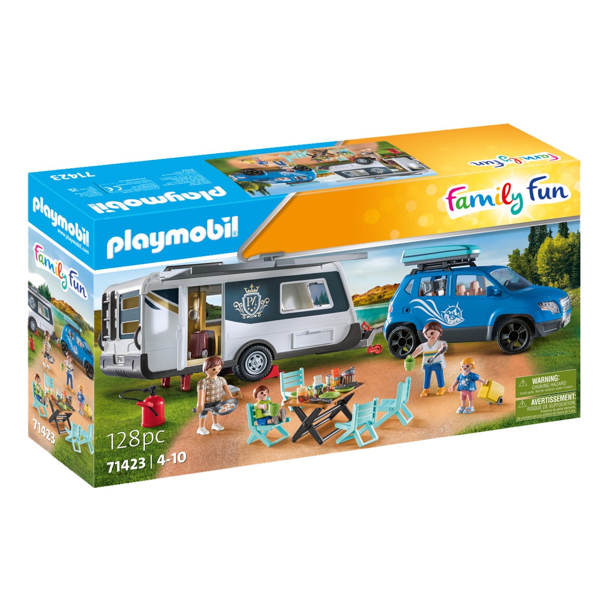 Playmobil 71423 City Life Caravan With Car