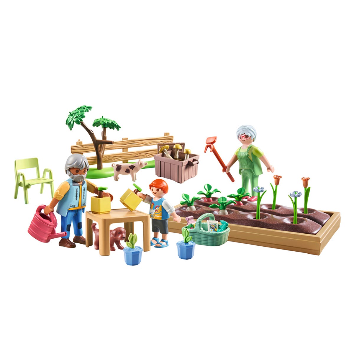Playmobil 71443 Country Vegetable Garden With Grandparents