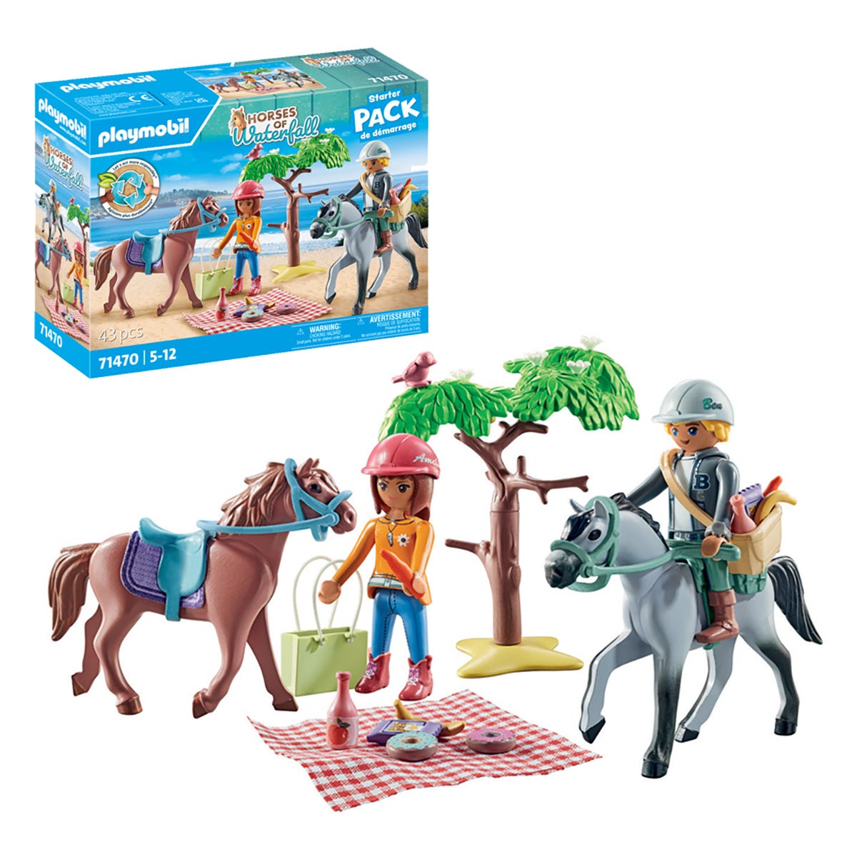 Playmobil 71470 Horses Of Waterfall Horse Riding Trip Starter Pack