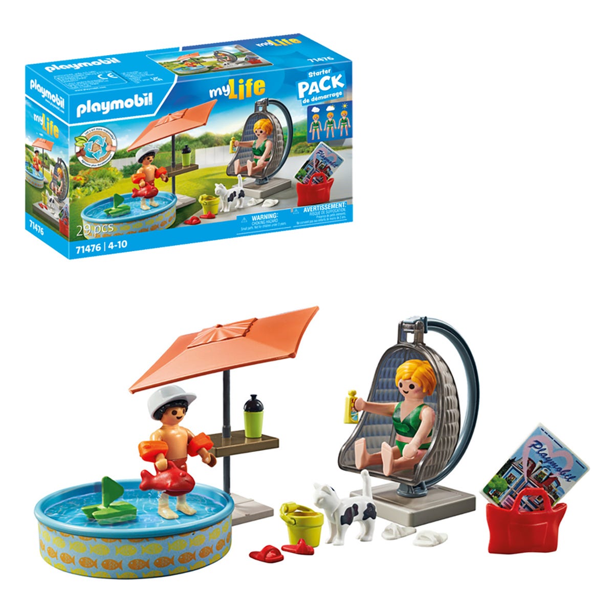 Playmobil swimming pool set cheap