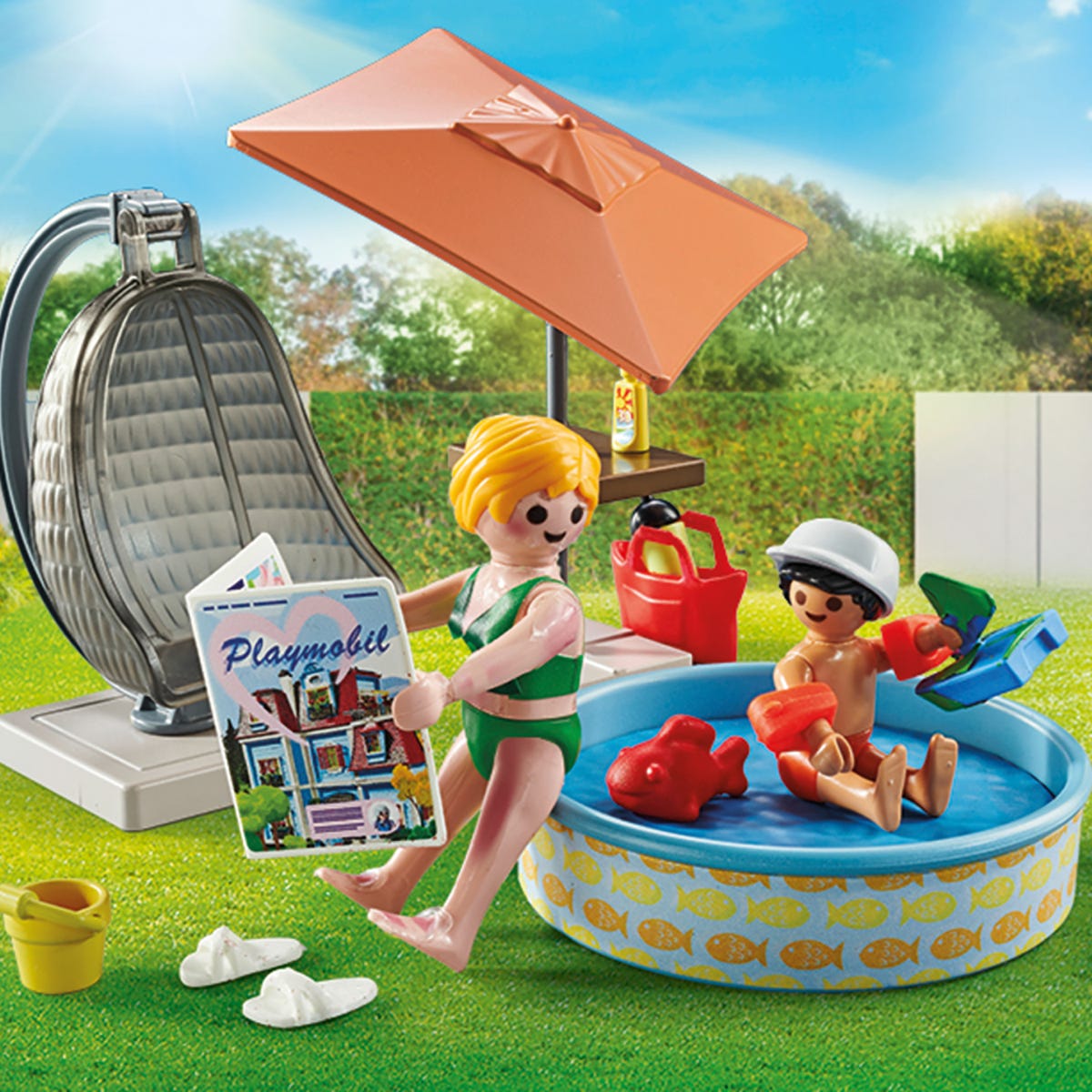 Playmobil 71476 My Life Splashing Fun In The Garden Starter Pack
